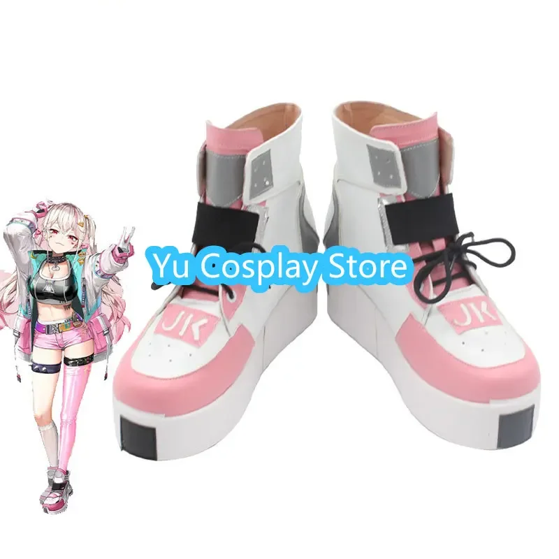 NIKKE The Goddess of Victory Jackal Cosplay Shoes High Heel PU Leather Shoes Cosplay Prop Halloween Carnival Boots Custom Made