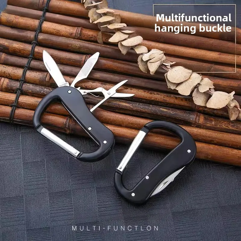 

Lightweight Aluminum Carabiner Clip - Duty Keychain for Outdoor Camping&Hiking, Multi-Purpose Snap Hook for EDC Gear & Backpacks