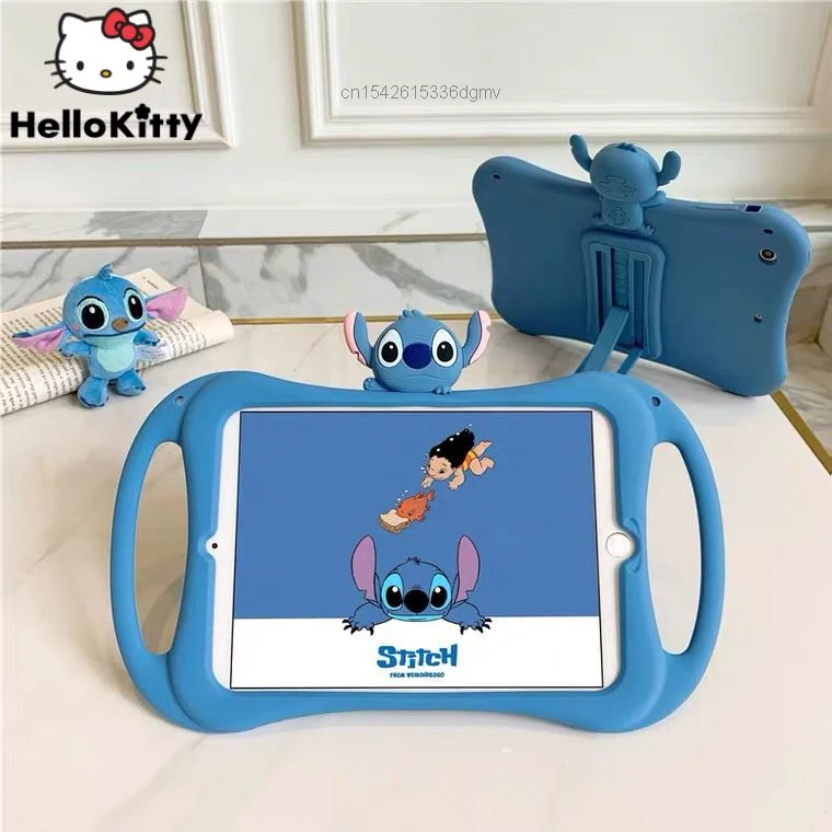 Y2k Disney Stitch Soft Case Ipad Pro 2018 2020 10.5 11 Inch Silicone Cover Air 1 2 3 Mini 4 5 7.9 Inch Cartoon Protective Cover