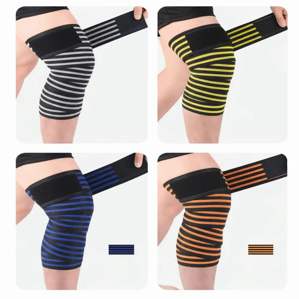 

Эластичные наколенники 180*8 см, компрессионные ремни, наколенники, профессиональные наколенники, тренировочные наколенники для приседаний, тренировочные наколенники для приседаний