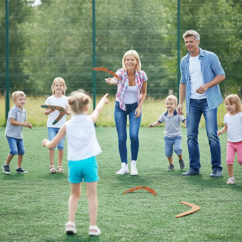Game Outdoor Sports Equipment Interactive  Flying Boomerang  V Shaped Boomerang Kangaroo Boomerang Boomerang