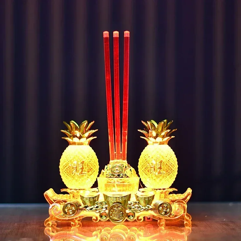 Buddhist Supplies, Simulated Flame Electronic Candles LED Lights, Incense Burners, Home Decorations, Buddhist Decorations