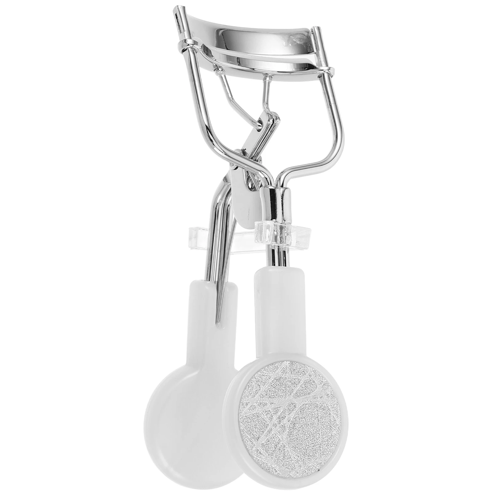 

Glitter Rhinestone Eyelash Curler Refill Pads Easy Use Long Lasting Curl Wide Mouth Design Stylish Durable Mini Travel Bling