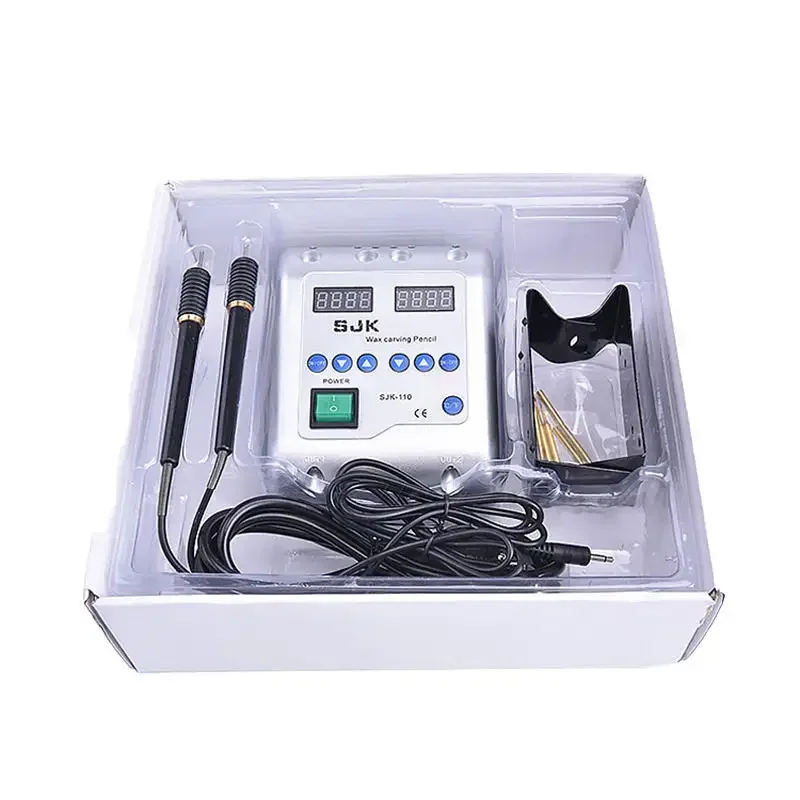 

Hot Sells Sjk Labs Electronic Wax Carving Knife Twin-pen / Wax Knife Heater Tools