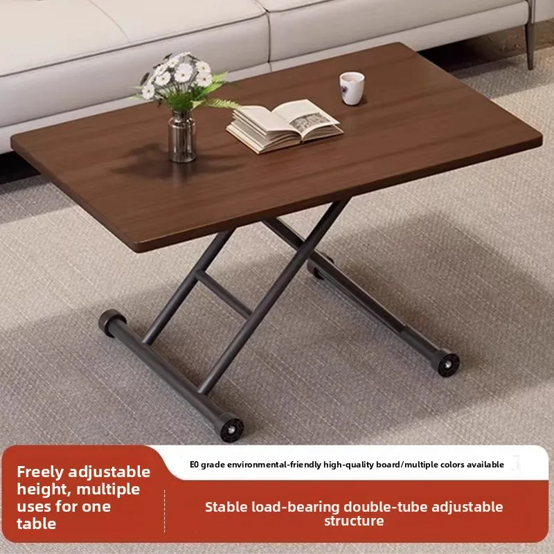 Multifunctional Height Adjustable Folding Table Portable Lift Desk Coffee Table Computer Desk Coffee Tables Living Room Table