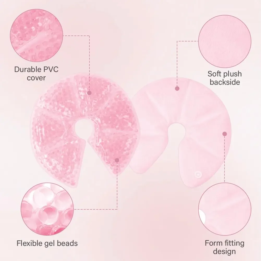 Hot Cold Breastfeeding Gel Pads Breastfeeding Essentials and Postpartum Recovery Nursing Pain Relief Stimulating the Release
