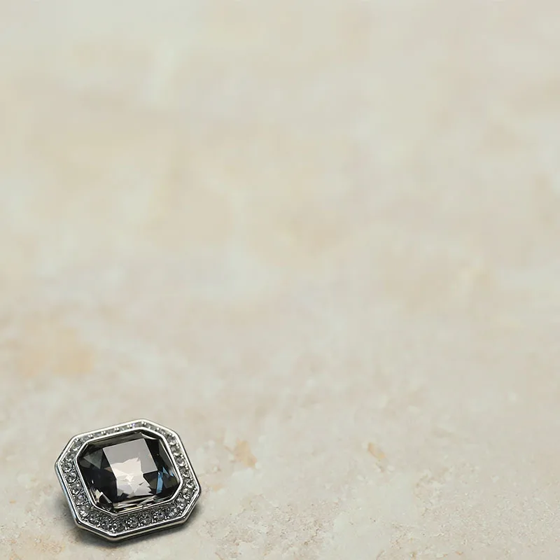 Luxus-Juwel, goldfarben, silbrig, quadratische Knöpfe, Material, Zubehör für Oberbekleidung, Nähen, Handarbeiten, Kleidung, Strasssteine, Knopfdekoration – Detail 3