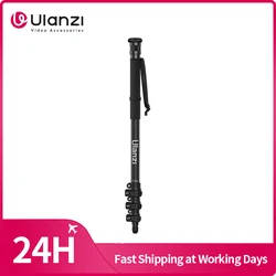 Ulanzi TT35 Monopod Trekking Pole Selfie with Quick Release Adjustable Ball Head for Outdoor Hiking Photography