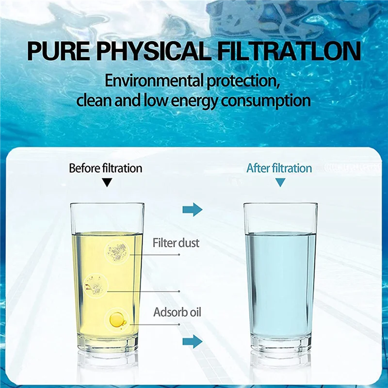 40 قطعة إسفنجة مرشحة رغوة لنوع أ قابلة لإعادة الاستخدام وقابلة للغسل ملحقات مرشح حوض السباحة #4