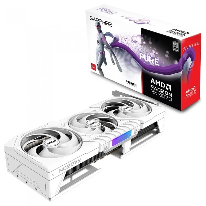 ياقوت راديون Rx 9070 بيور D6 16 جيجا بايت