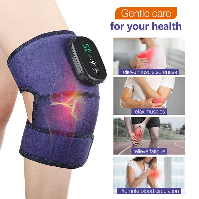 

Red Light Massage Knee Pad Electric Heating Knee Massage Vibration Massage Shoulder Joint Pain Relief Warm Wrap Knee Pad Massage