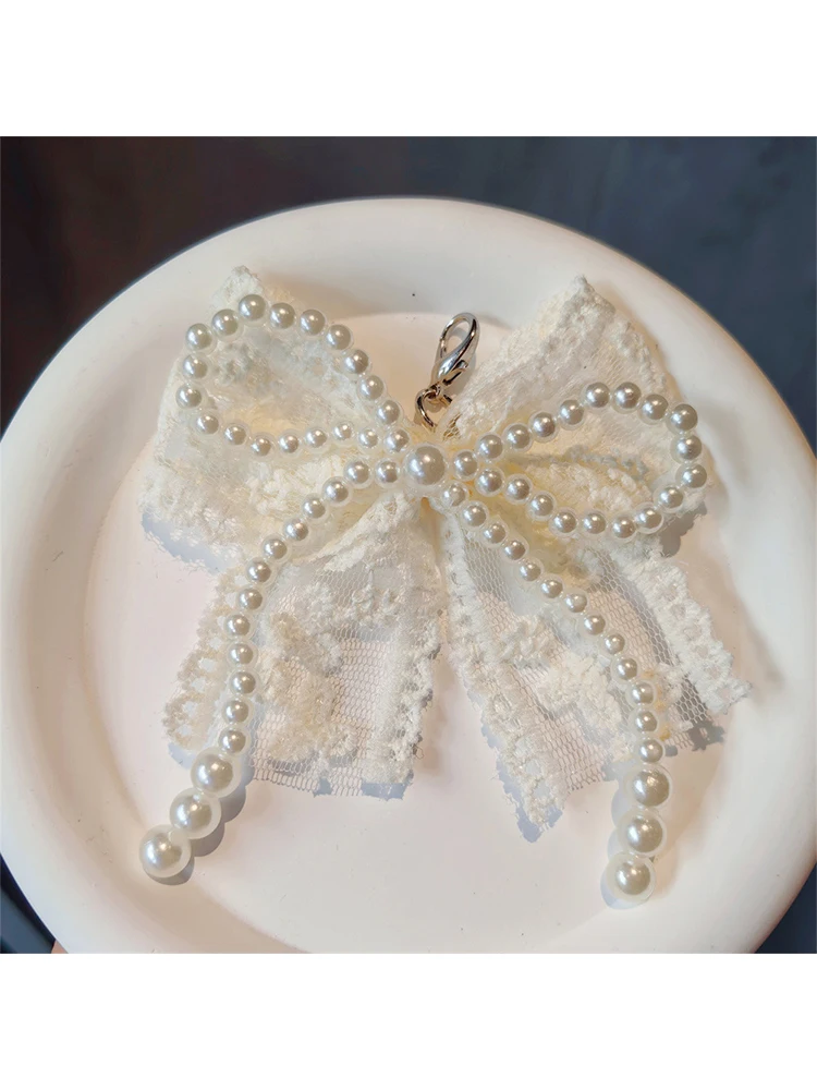 New Lace Bow Shoelace Buckle With A High-end Touch Small Fragrance Style Shoe Decoration Buckle Girls' Leather Shoes Accessories