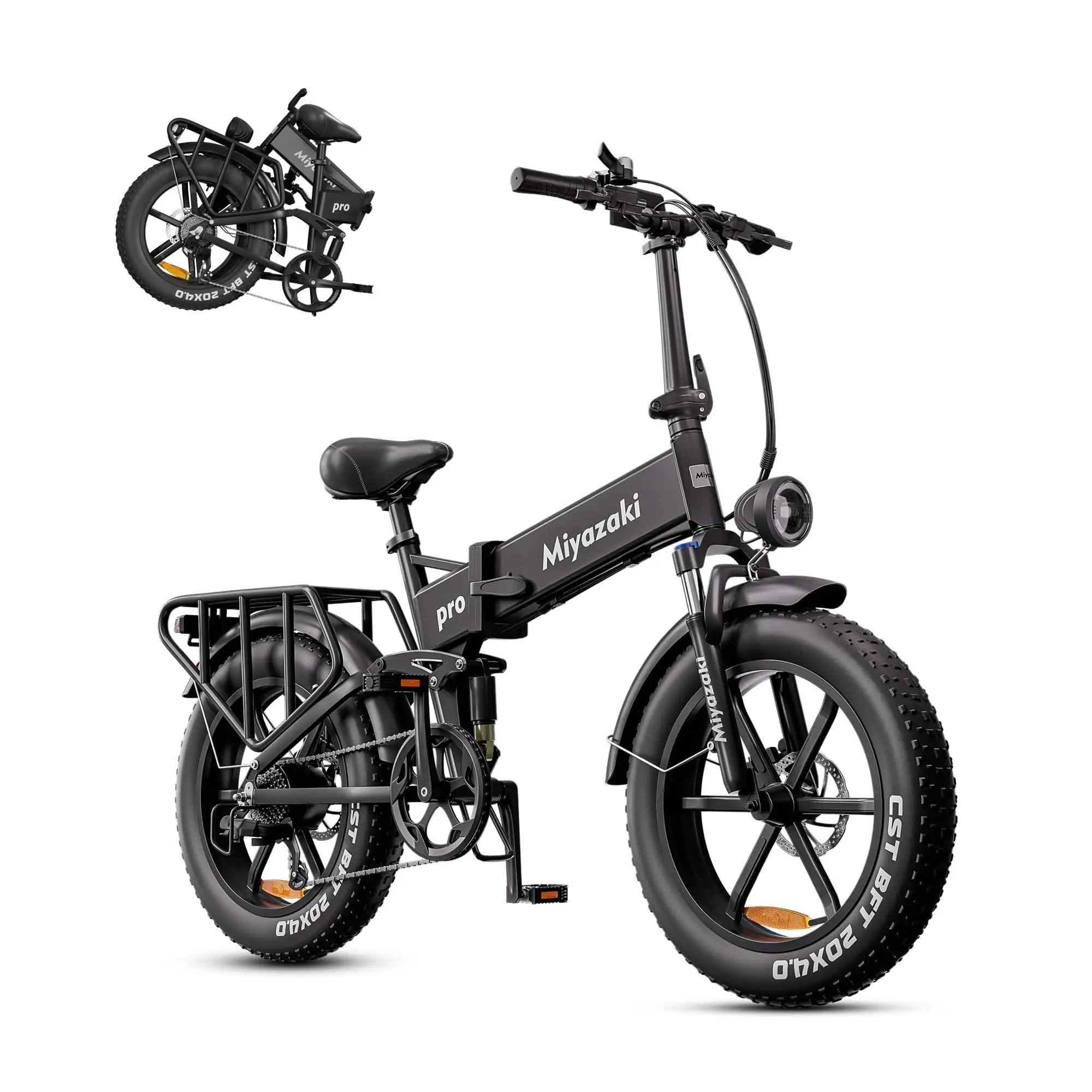 Folding Electric Bike for Adults, Space Aluminum Frame,1000/1500w Brushless Motor Foldable Ebike, 48v16/17.5ah Removabl image 2