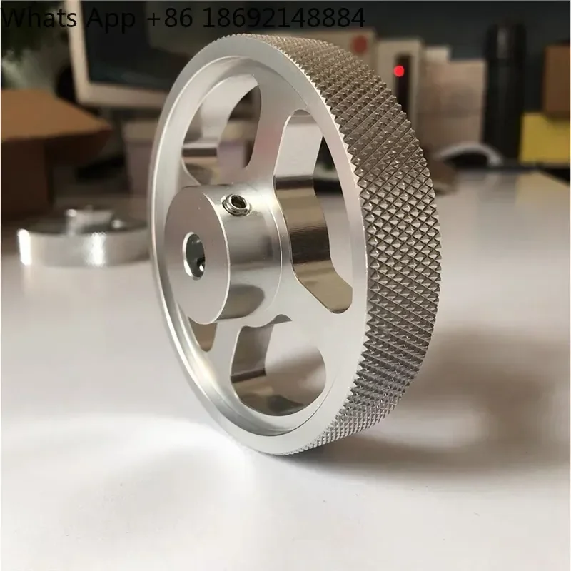 Metal Knurled Wheel Encoder Special Aluminum Alloy Embossed Wheel for  Synchronous Meter Wheel