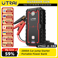 UTRAI Jump Starter Power Bank 2000A /1000A Portable Car Battery Starter For 12V Car Emergency Booster Starter Starting Device