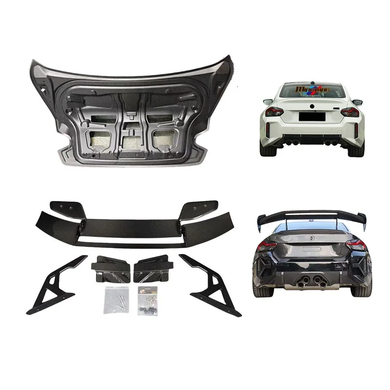 

Modification New Arrival OE Style Dry Carbon Fiber Trunk Lid Car Spoiler Exterior Accessories for 2 Series G87 M2 Upgrade to