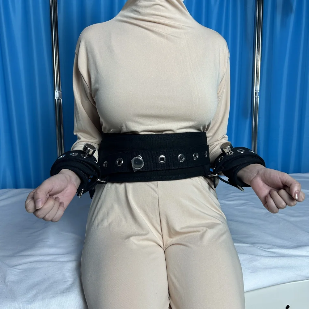 

Mental Health Facility Restraints Wrist and Belly Belt Soft Restraint Cuffs Nursing Home Restraints for Patients