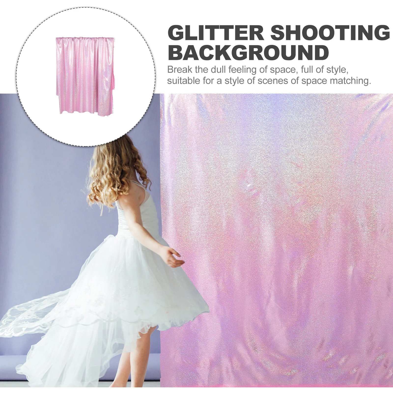 

Glitter Backdrop Fabric Sequins Hanging Background For Wedding Party Photography Garden Decoration Event Decor Backdrop