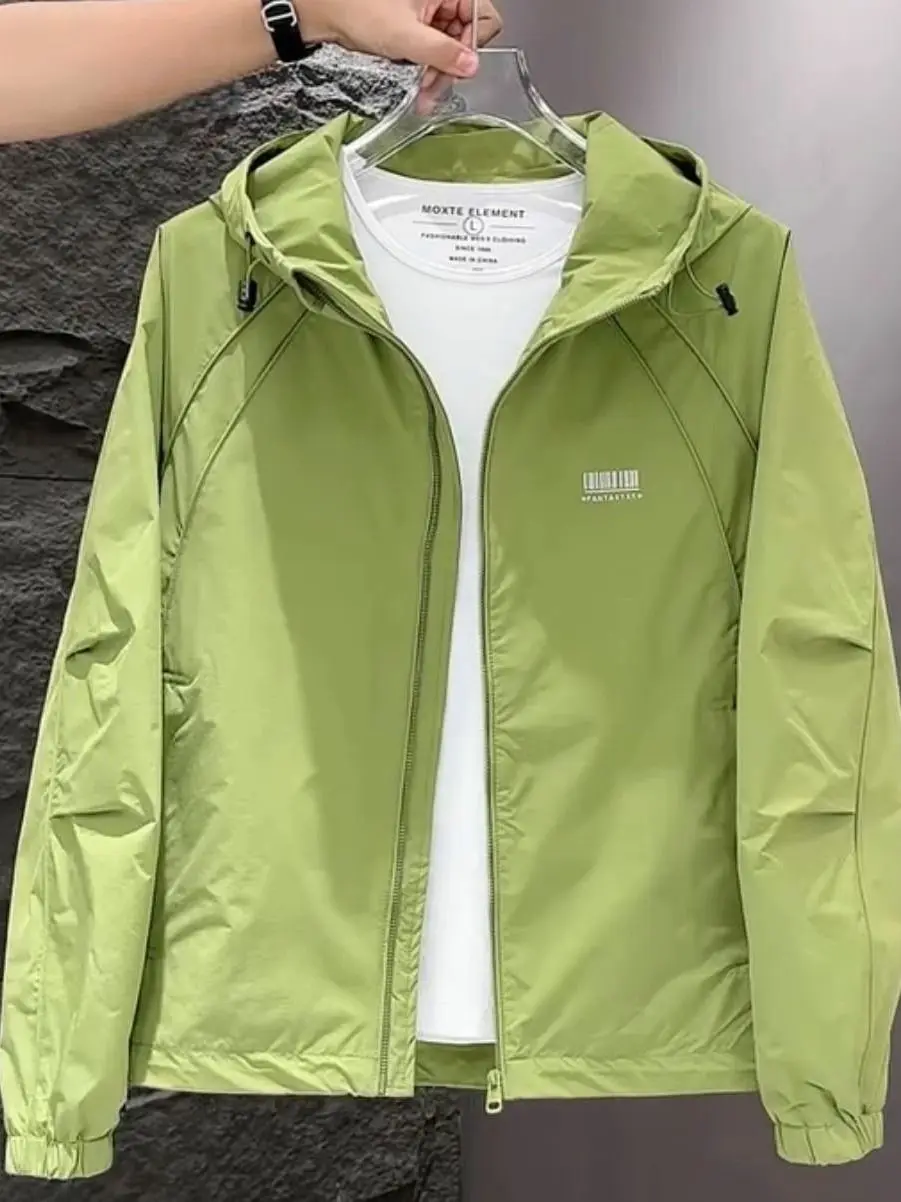 

Мужская куртка с капюшоном, осенняя повседневная рабочая одежда, модное универсальное высококачественное мужское пальто свободного покроя, длинное свеч-зи...