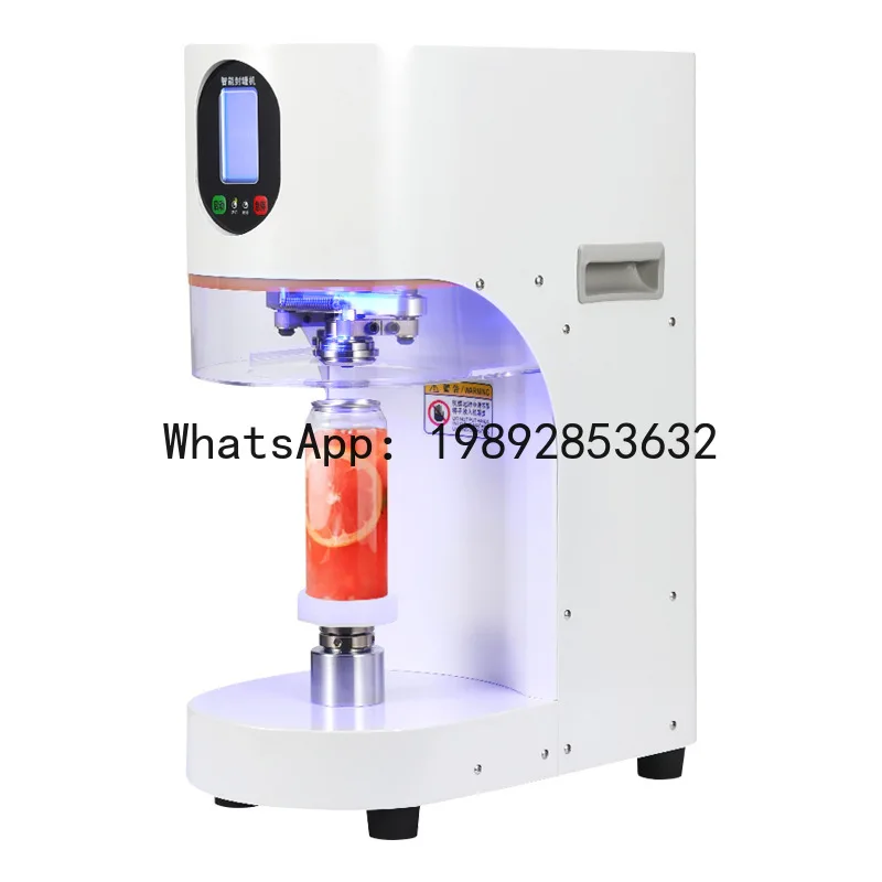 YY Commercial smart automatic can sealing machine for milk tea shops and beverage packaging - aluminum can sealer