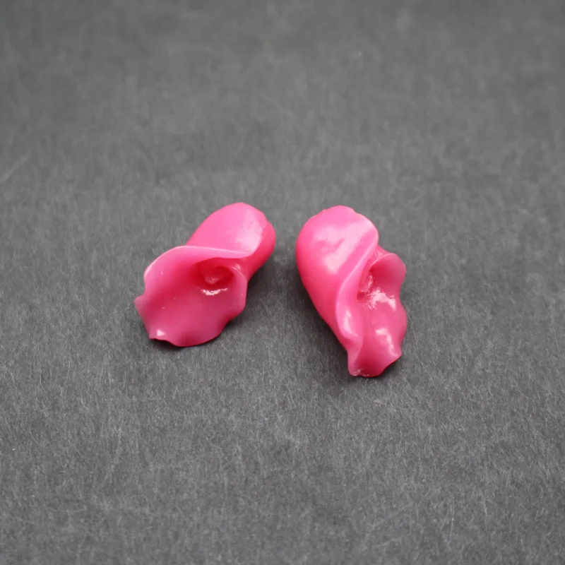 20Pcs 7mm*14mm  Artificial Coral beads Carved Calla flower Shape Loose beads 11Colors for Earring Bracelet Necklace DIY making