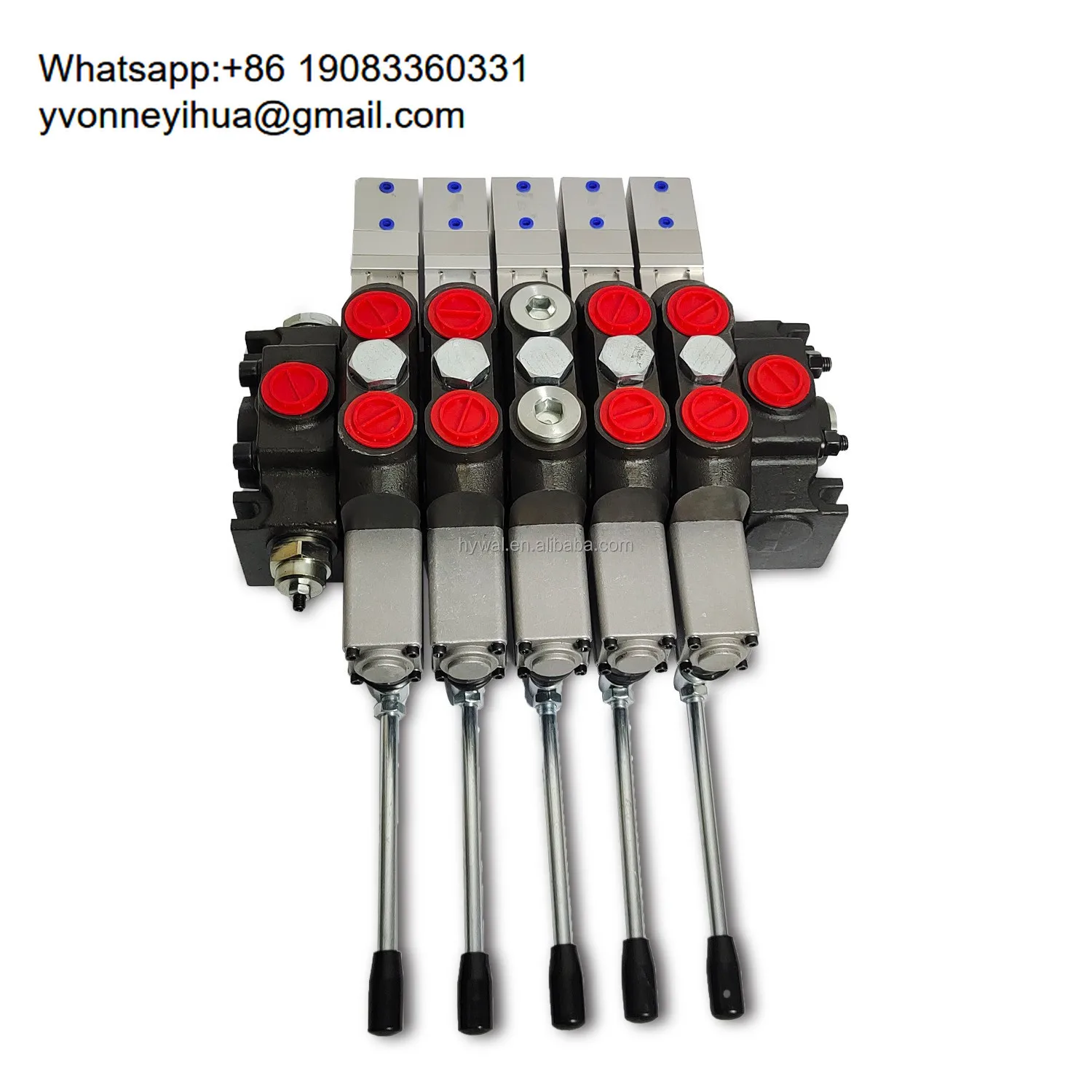

Hy-Waloil DCV200 Pneumatic Directional Control Valve 200Lpm 5Spools High Efficiency Hydraulic System
