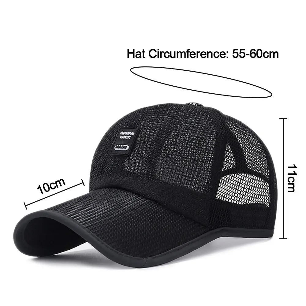 Adjustable Outdoor Space Cotton Sun Hat Snapback Hats Mesh Baseball Cap