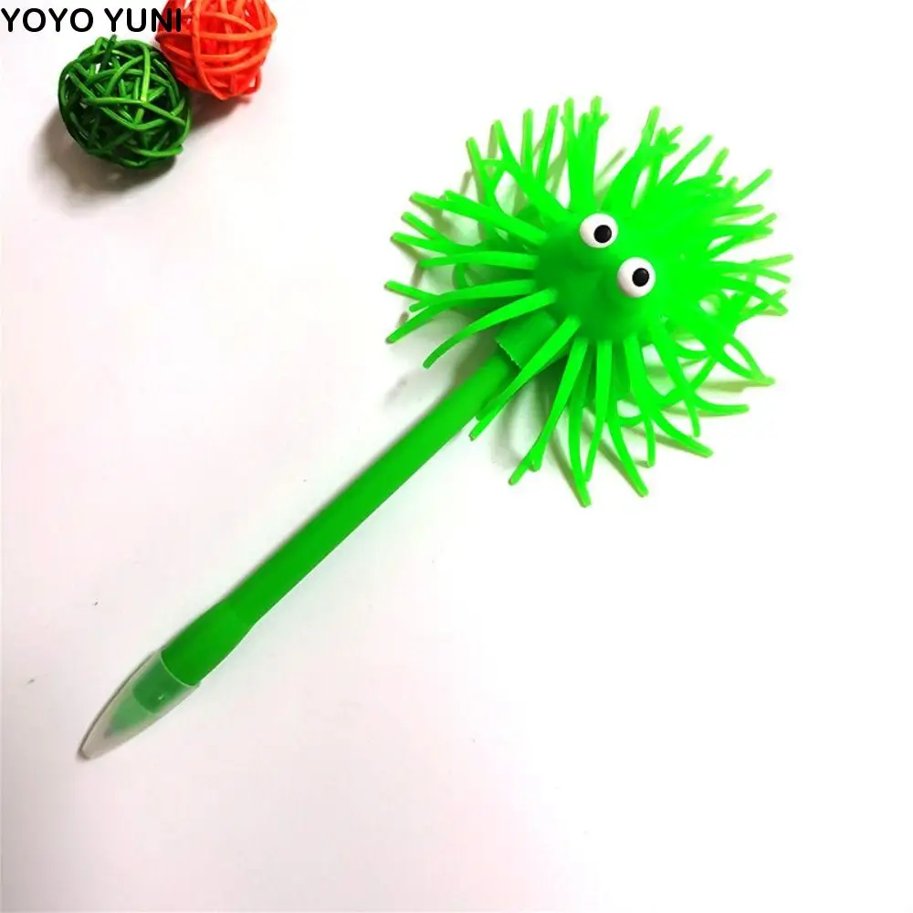 

Kawaii письменные гладко нейтральные гелевые ручки с пушистыми синими чернилами, ручка для подписи, быстросохнущая уникальная шариковая ручка для школы