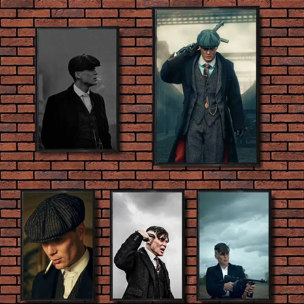 

COOL P-Peaky Blinders Movie Poster Prints Wall Art Painting Picture Gift Living Room Bar Restaurant Dec Sticker Large
