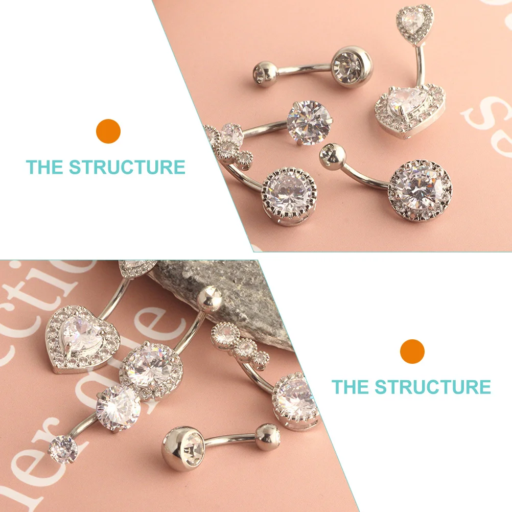 

Exquisite Design Smooth Surface Sexy And Gorgeous Belly Button Rings For Women Navel Jewelry Body Piercing Jewellery