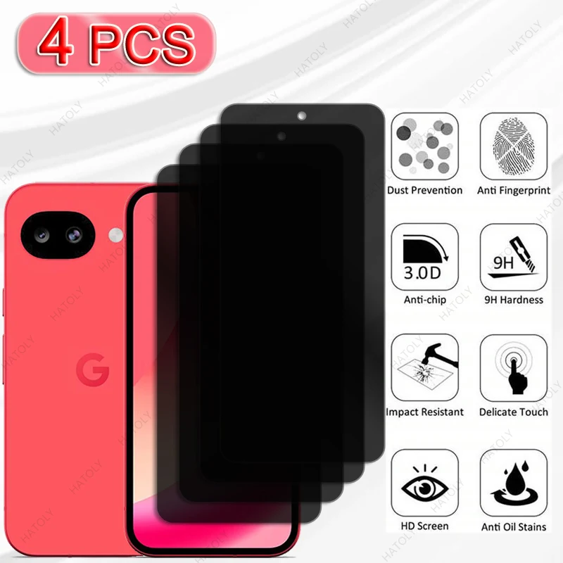 

For Google Pixel 10a Glass Privacy Screen Protector For Pixel 10a Anti Glare Anti-spy Glass Camera Lens Protector For Pixel 10a