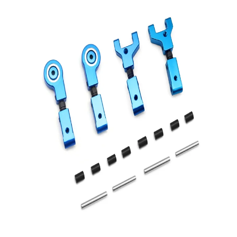 1/10 TAMIYA Tanou TTO2 أجزاء ترقية الألومنيوم المعدني كأس توجيه أذرع السيارة الكاملة