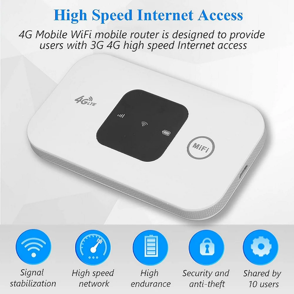 4G LTE WIFI Router Portable Wireless Network Expander Sim Card Slot USB Modem 150Mbps Pocket Hotspot Mobile Wifi Router for Home