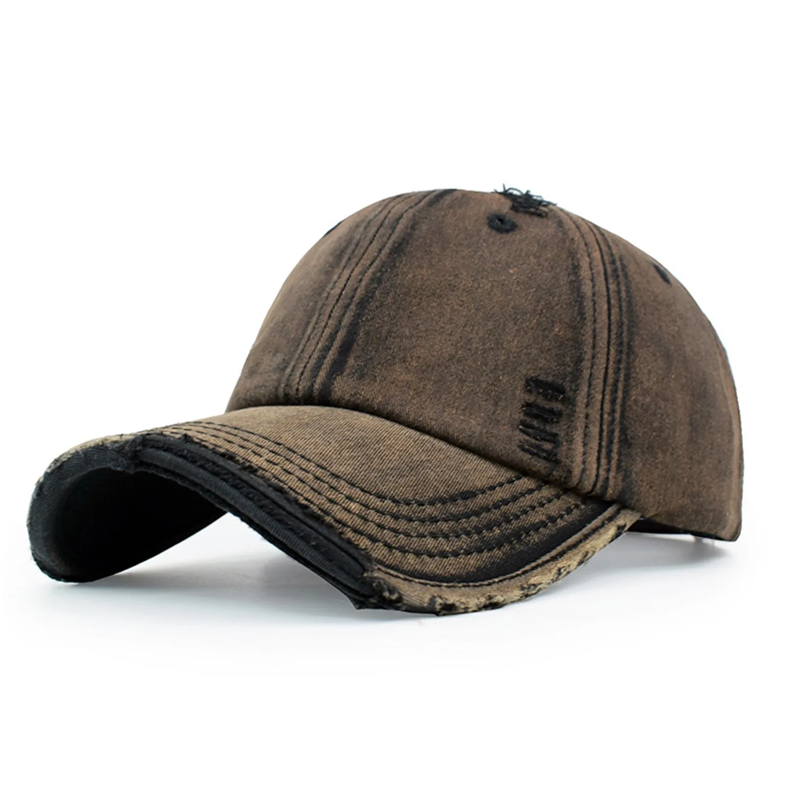 Casquette de baseball Star pour hommes et femmes, chapeau à double bec, pare-soleil en denim, protection solaire extérieure, mode pour dames