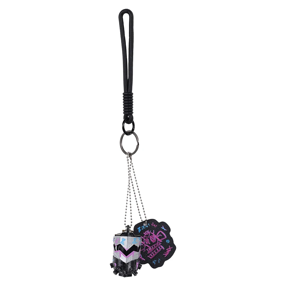 Arcane Jinx Grenade sleutelhanger cosplay hanger kostuum rekwisieten tas hanger 2024 spel LoL TV 2 Halloween carnaval cadeau accessoire