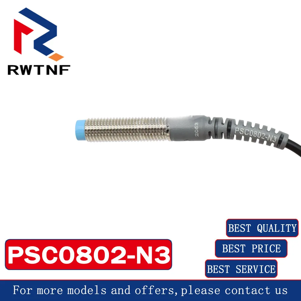 Brand New Genuine PSC0802-N3 RIKO Inductive proximity sensor, universal type with normally open and normally closed