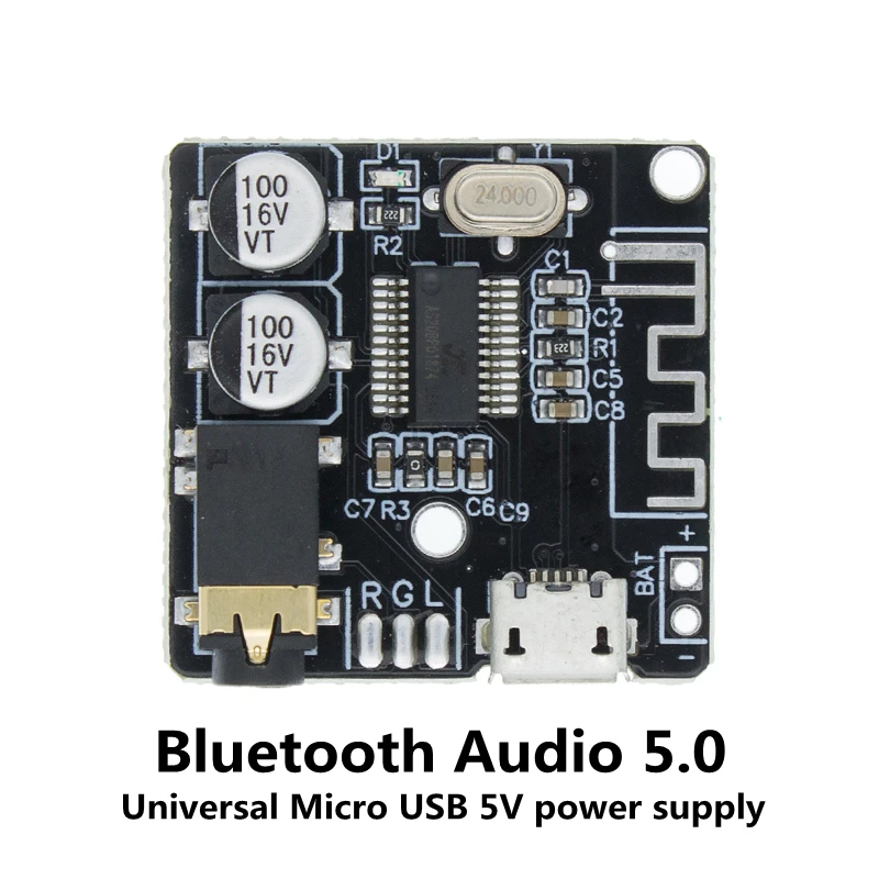 DIY Bluetooth Audio Receiver Board Bluetooth 4.0 4.1 4.2 5.0 MP3 Lossless Decoder Board Wireless Stereo Music Module 3.7-5V