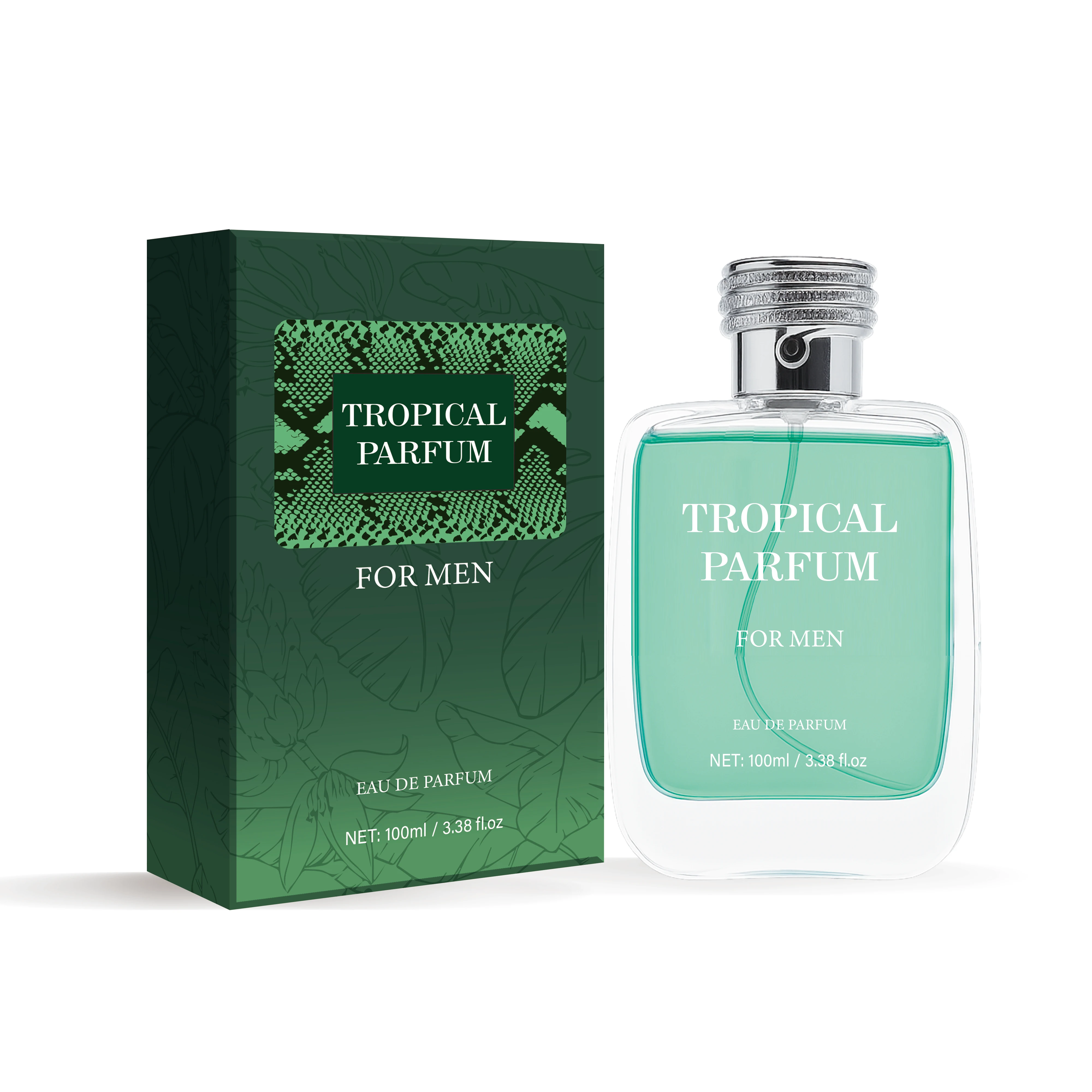 Tropical Eau De Parfum Spray For Men - 100ml Long Lasting Fragrance Premium Scent Luxury Perfume For Daily Use, Gift For Him_voghion.com