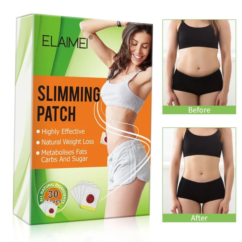 30Pc Weight Loss Sticker Belly Button Sticker Thin Big Belly Sticker Belly Sticker Elephant Leg Sticker Detox Slim Belly Sticker