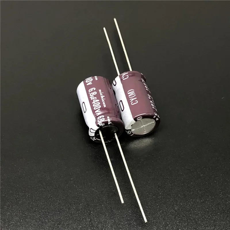 10Pcs/100Pcs 6.8uF 400V NICHICON CY Series 10x16mm High Ripple Current Long Life 400V6.8uF Aluminum Electrolytic capacitor