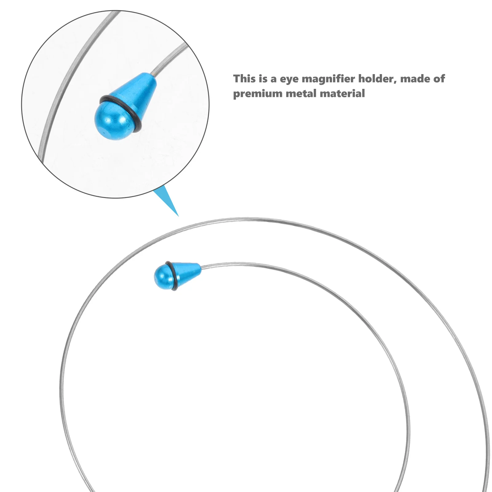 

5Pcs Eye Loupe Holder Metal Magnifier Fixing Circle for Watch Repair Accessories Practical and Durable Watch Repair Accessories