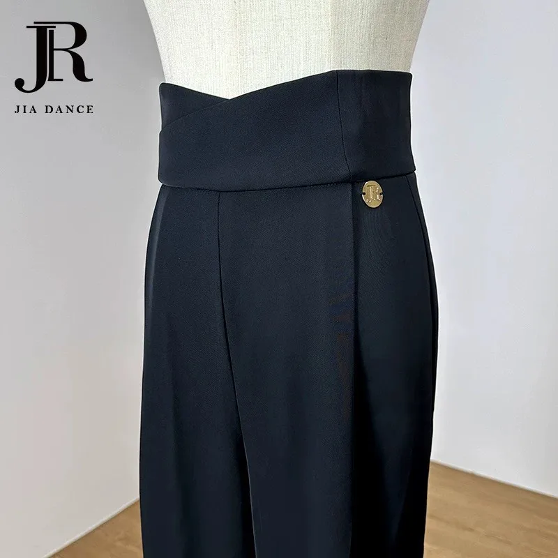 

Брюки J для современных танцев с высокой талией, женские брюки с невидимой молнией и длинными штанинами, женские брюки для тренировок, брюки для тренировок...