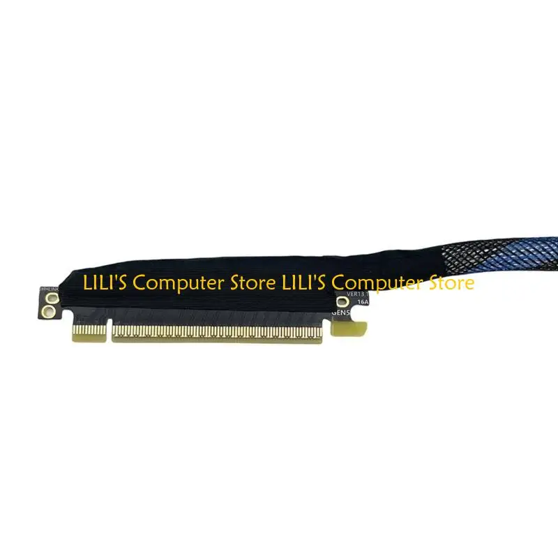 

A52B Flexible PCIE 5.0 X16 Extension Cord 64GT Fast Speed Bidirectional Bandwidth for Graphics Cards and Expansion Cards