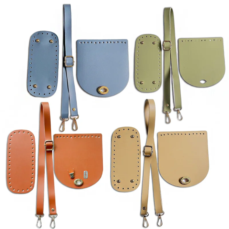 

Кожаный ремень для сумки, тканый комплект ручной работы, высококачественная сумка с фурнитурой, аксессуары для сумки на плечо «сделай сам»