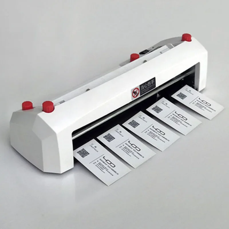 SK316 A4 size electric card cutter 90*54mm card size Heavy-    fine-tuning electric business card cutting machine. BB