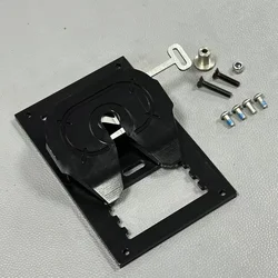 RC 1/14 Truck Metal Fifth Wheel Base MP-01 For Tamiya LESU 1 14 Rc Radio Control Tractor Truck Parts Accessories