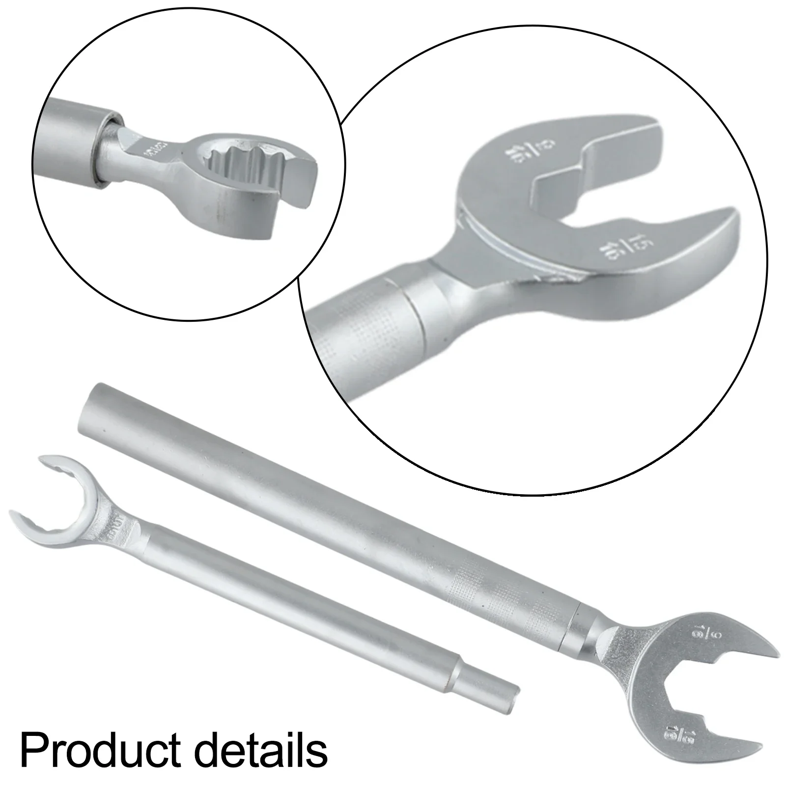 

Approx 265mm 10.6inch 2-in-1 Wrench 2-in-1 Plumbing Wrench Tool Aluminum Alloy Construction Compact Storage Design
