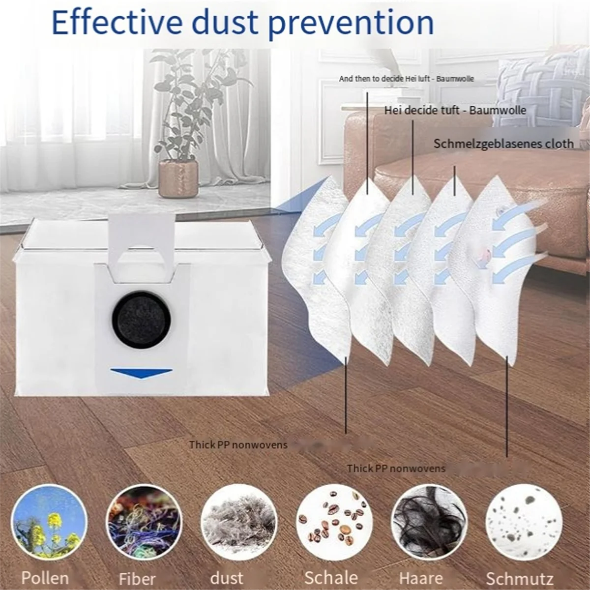 อุปกรณ์เสริมสําหรับเครื่องดูดฝุ่นหุ่นยนต์ T30 / T30 Max / T30 Pro ชุดเปลี่ยนพร้อมแปรงหลัก ถุงเก็บฝุ่น