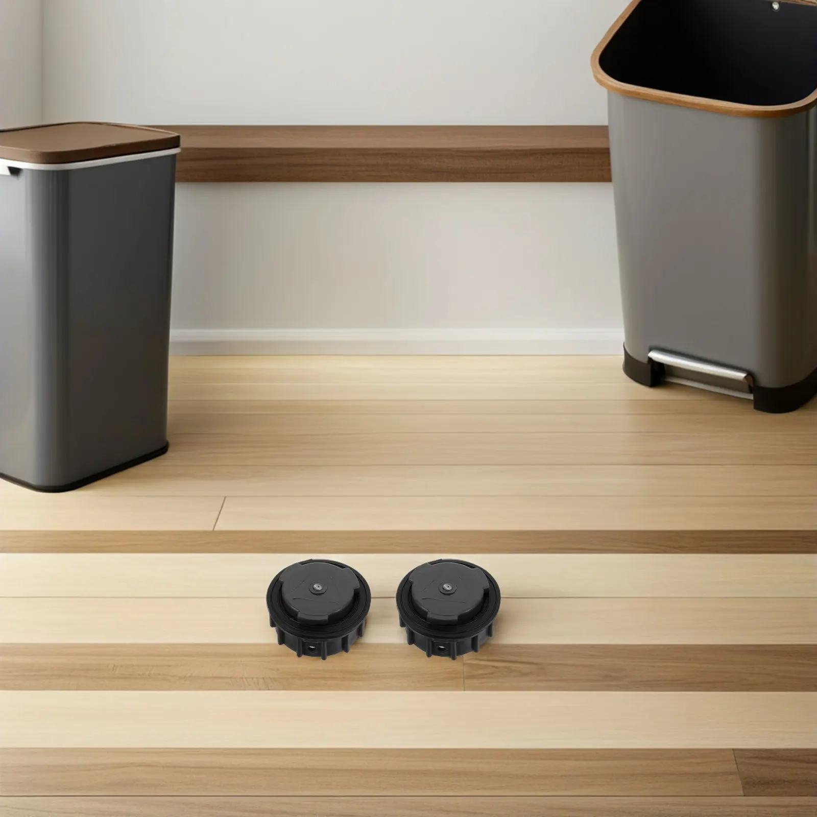 2Pcs Trash Can Bottom Stopper Heavy Duty Leak-Proof Water Stopper for 660L Outdoor Garbage Bin Drain Hole Accessories