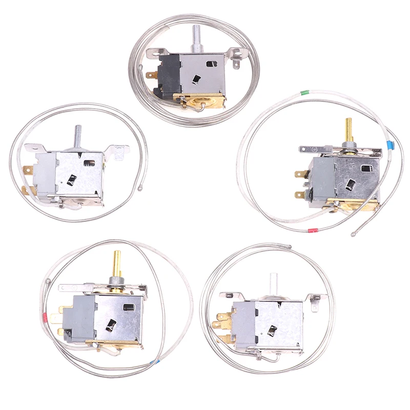 WPF22-L 2/3Pin buzdolabı termostat ev Metal sıcaklık kontrol cihazı aksesuarları